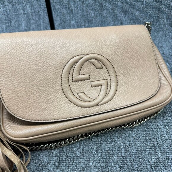 GUCCI Soho Leather Shoulder Bag 675-082025 - Picture 3 of 15